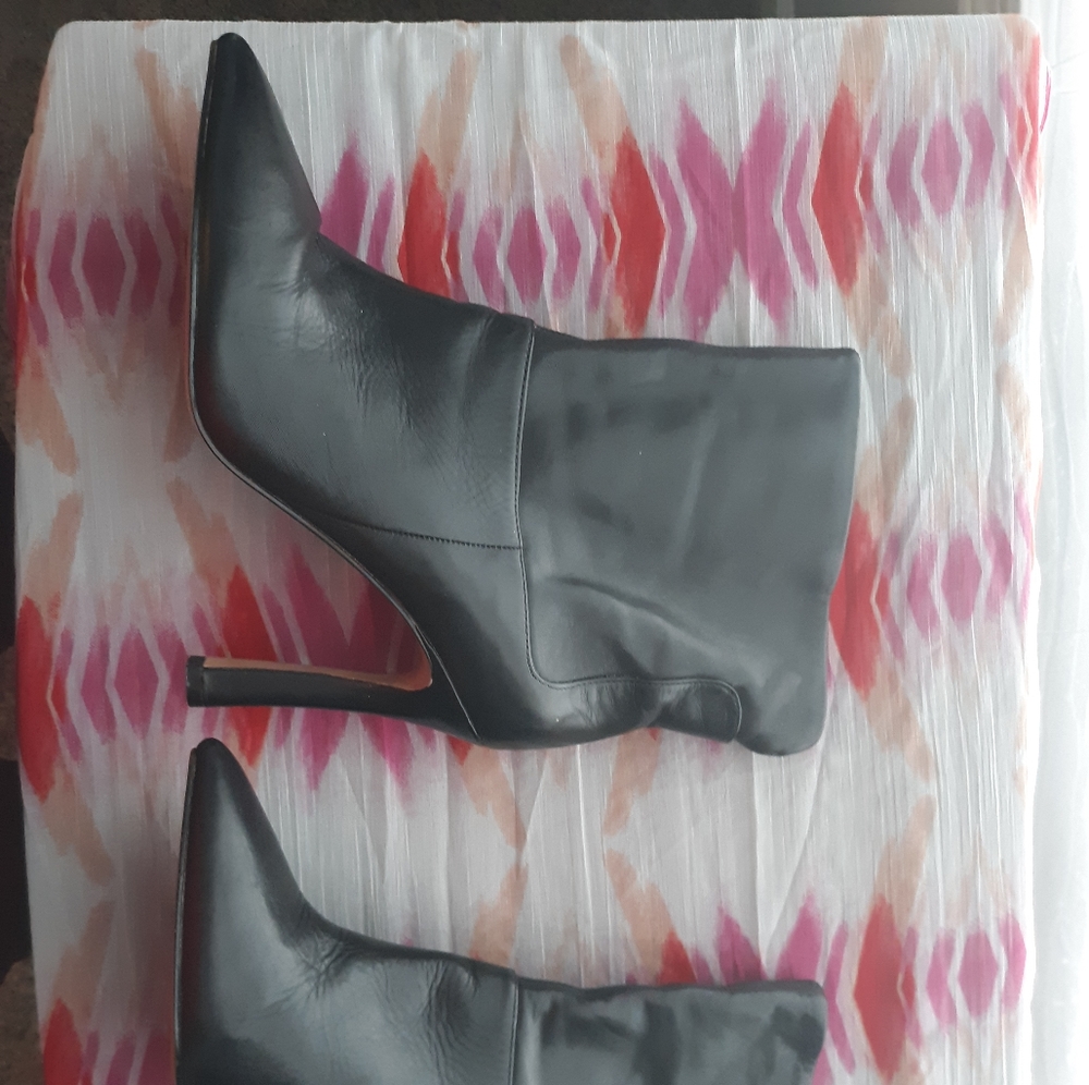 Black Slip On Booties
